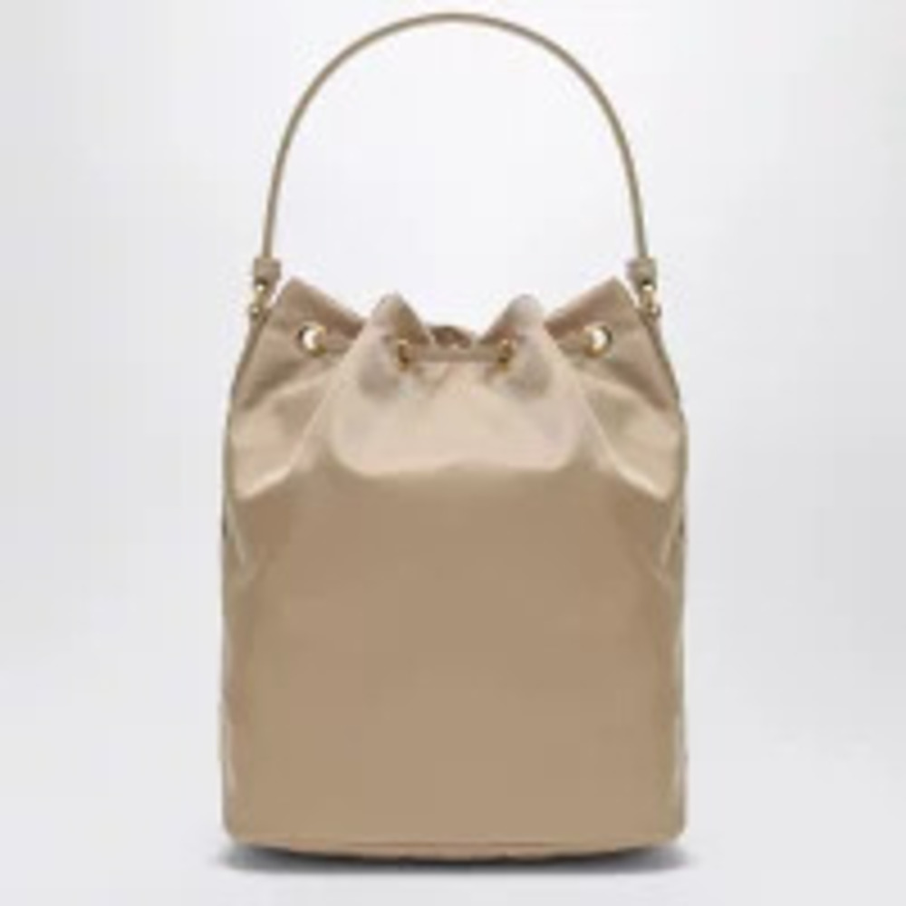 Prada Bag Duet Bucket Beige Re Shoulder Pouch - Picture 2 of 2